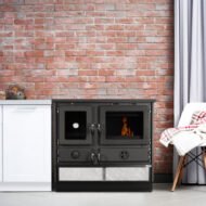 Multifunkční sporák na dřevo/uhlí Hidro Super Thermo Magnum Esteatita – 16,4 kW - Obrázek 3