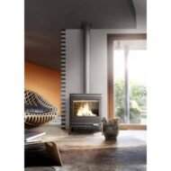 Litinová krbová kamna Invicta Kazan 9 kW – litinové žebro, 7★ Flamme Verte, 59 cm polena, 5 let záruka, Francie - Obrázek 2