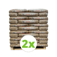 Německé pelety German Pellets ENplus A1 – 2× paleta 1 950 kg