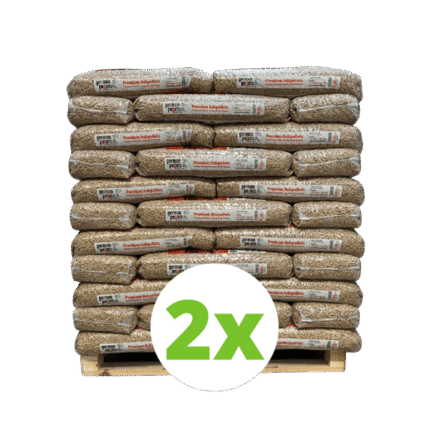 Německé pelety German Pellets ENplus A1 – 2× paleta 1 950 kg