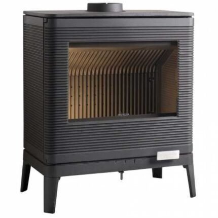 Litinová krbová kamna Invicta Kazan 9 kW – litinové žebro, 7★ Flamme Verte, 59 cm polena, 5 let záruka, Francie