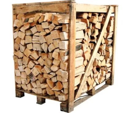 Caja de leña haya blanqueada ultra seca