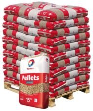 Dřevěné pelety Total Pellet Premium – paleta 990 kg (66×15 kg)