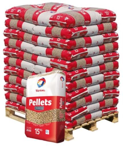 Dřevěné pelety Total Pellet Premium – paleta 990 kg (66×15 kg)