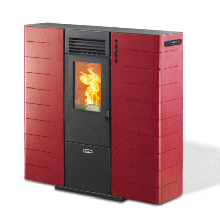 Kanalizovatelná kamna na pelety Etna Fango 8 kW – 96% účinnost