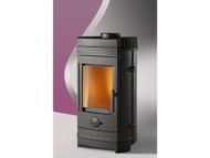 Litinová kamna na dřevo Chatel – 5–12 kW Antracitová - Obrázek 2