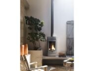 Litinová kamna na dřevo Cassine – 10 kW Antracit (Invicta) - Obrázek 2