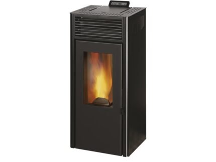Monobloková Peletová Kamna Nola 7 – $3$ až $7$ kW, Černá