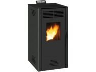 Peletová Kamna Adrano – $3,1$ až $7,3$ kW, Černá