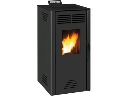 Peletová Kamna Adrano – $3,1$ až $7,3$ kW, Černá