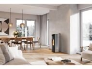 Peletová Kamna Lodi 8 Hermetic Wi-Fi – $3,1$ až $8$ kW, Šedá - Obrázek 2